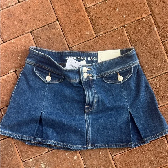 American Eagle Outfitters Blue Denim Skirt - Picture 1 of 5